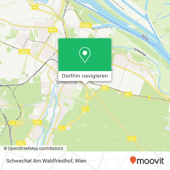 Schwechat Am Waldfriedhof Karte