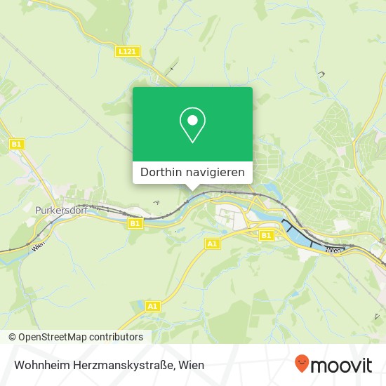 Wohnheim Herzmanskystraße Karte