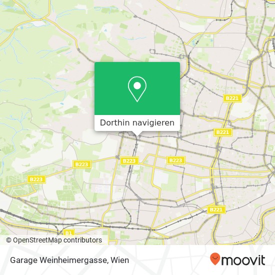 Garage Weinheimergasse Karte