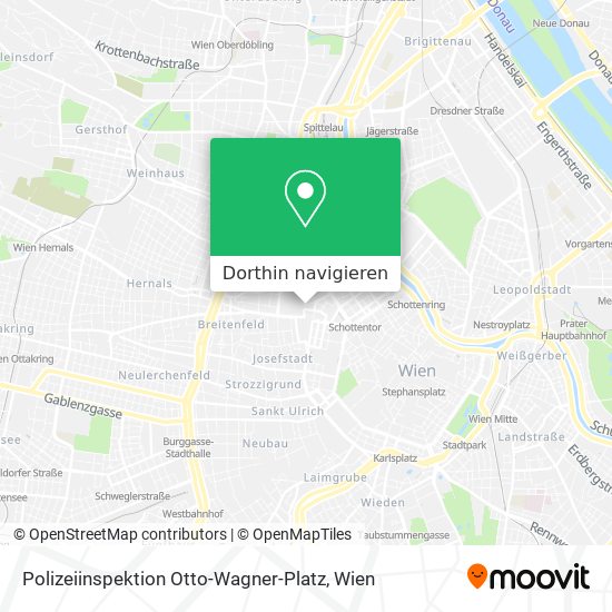 Polizeiinspektion Otto-Wagner-Platz Karte