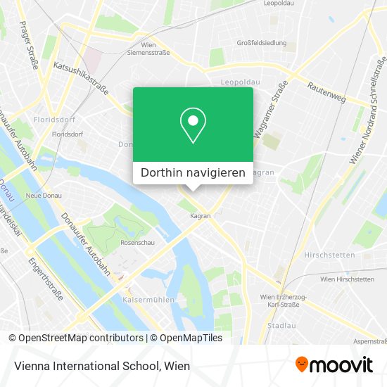 Vienna International School Karte