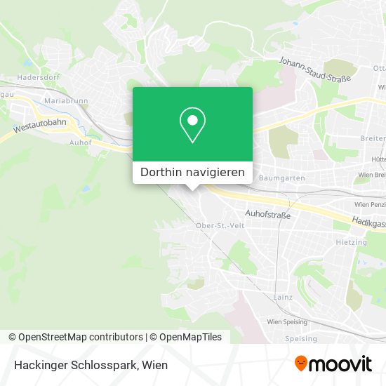 Hackinger Schlosspark Karte