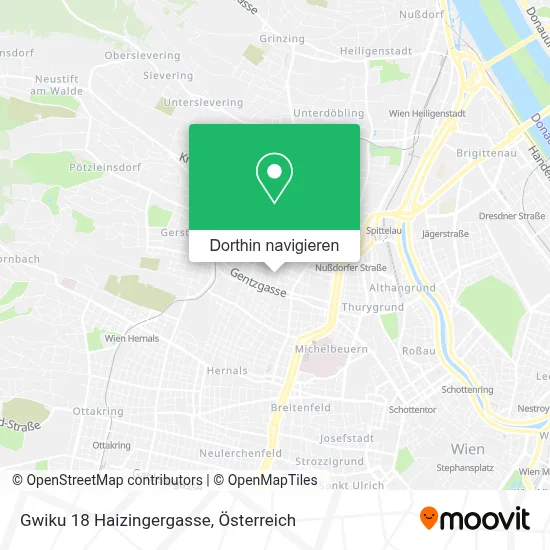 Gwiku 18 Haizingergasse Karte