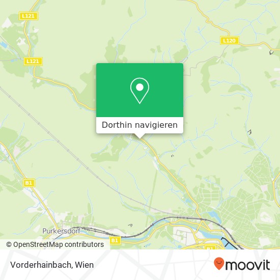 Vorderhainbach Karte