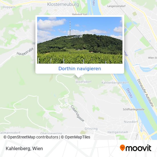 Kahlenberg Karte