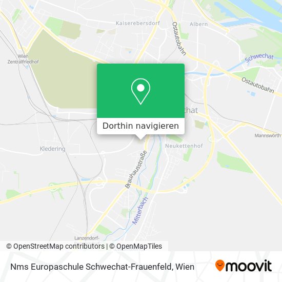 Nms Europaschule Schwechat-Frauenfeld Karte