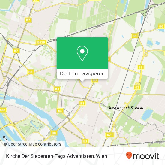 Kirche Der Siebenten-Tags Adventisten Karte