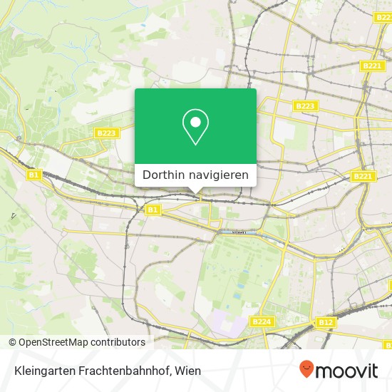 Kleingarten Frachtenbahnhof Karte