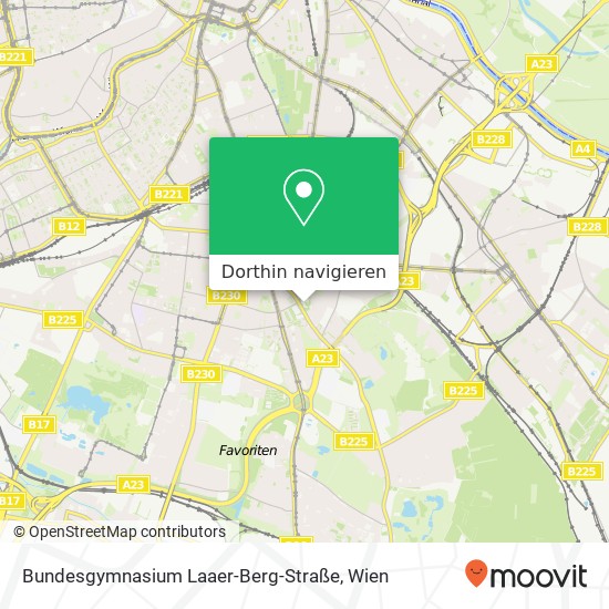 Bundesgymnasium Laaer-Berg-Straße Karte