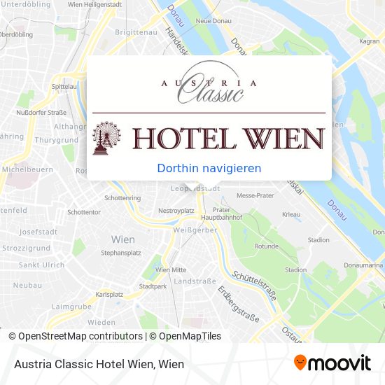 Austria Classic Hotel Wien Karte