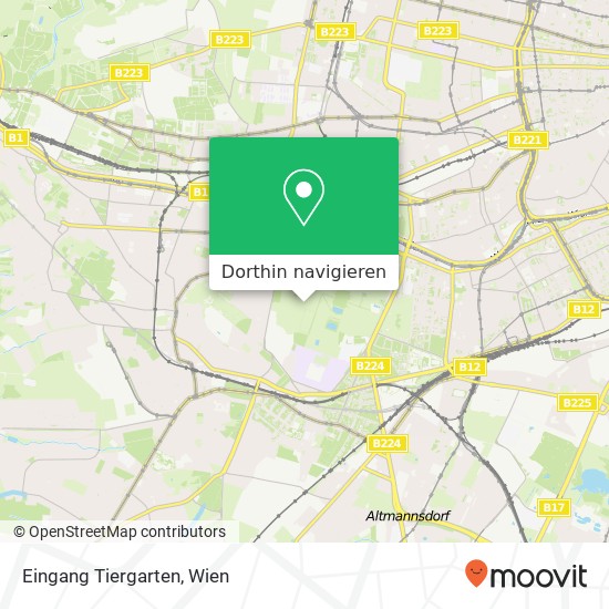 Eingang Tiergarten Karte