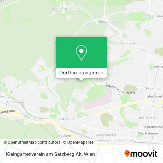 Kleingartenverein am Satzberg Alt Karte