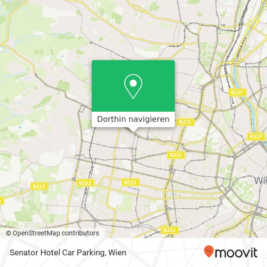 Senator Hotel Car Parking Karte