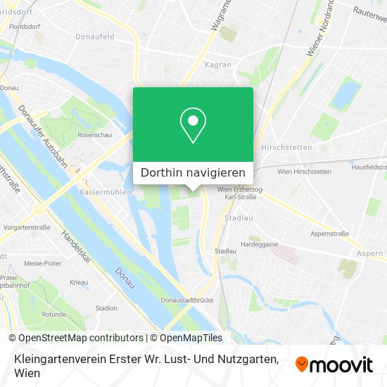 Kleingartenverein Erster Wr. Lust- Und Nutzgarten Karte