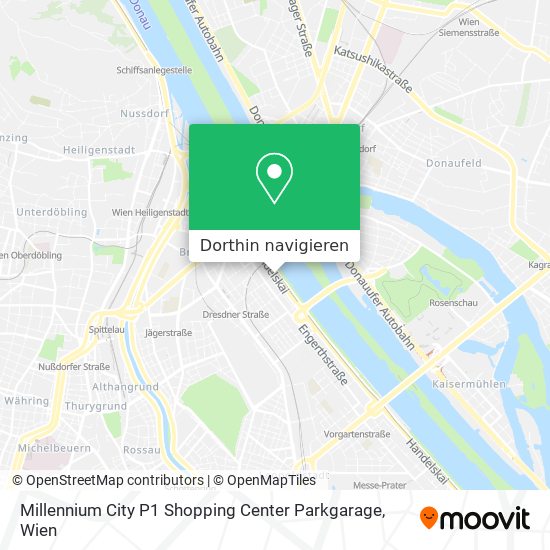 Millennium City P1 Shopping Center Parkgarage Karte