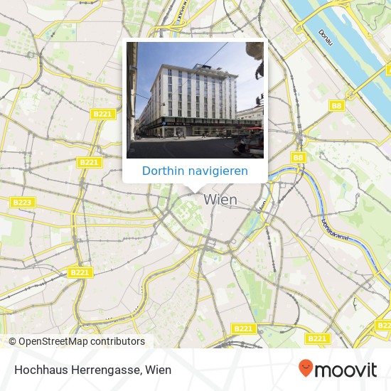 Hochhaus Herrengasse Karte