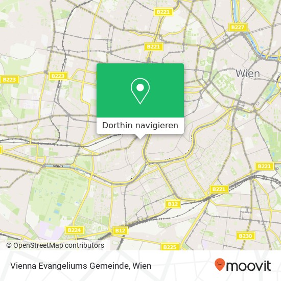 Vienna Evangeliums Gemeinde Karte