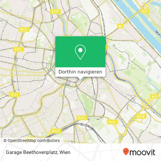 Garage Beethovenplatz Karte