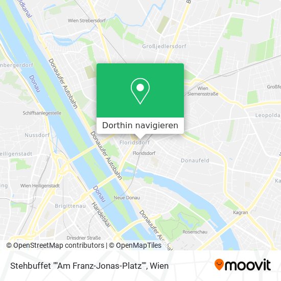 Stehbuffet ""Am Franz-Jonas-Platz"" Karte