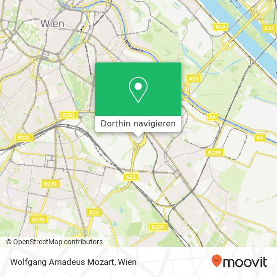 Wolfgang Amadeus Mozart Karte