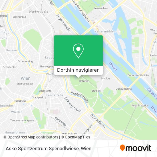 Askö Sportzentrum Spenadlwiese Karte