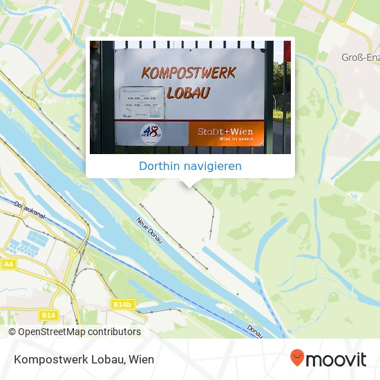 Kompostwerk Lobau Karte