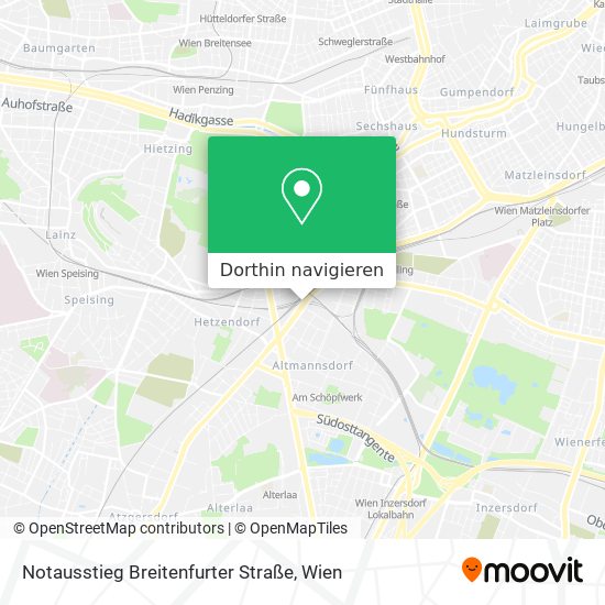 Notausstieg Breitenfurter Straße Karte