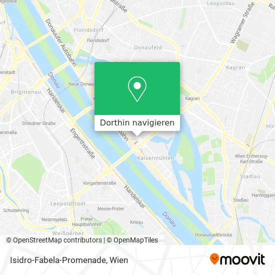 Isidro-Fabela-Promenade Karte