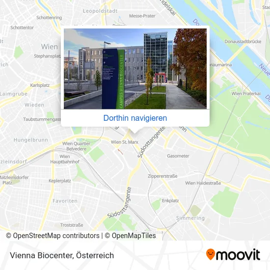 Vienna Biocenter Karte