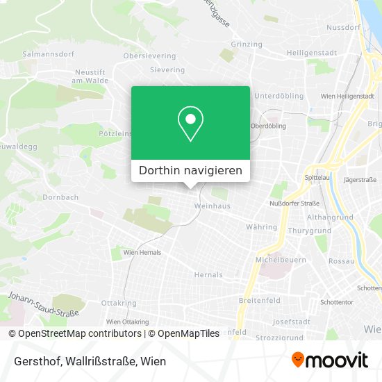 Gersthof, Wallrißstraße Karte