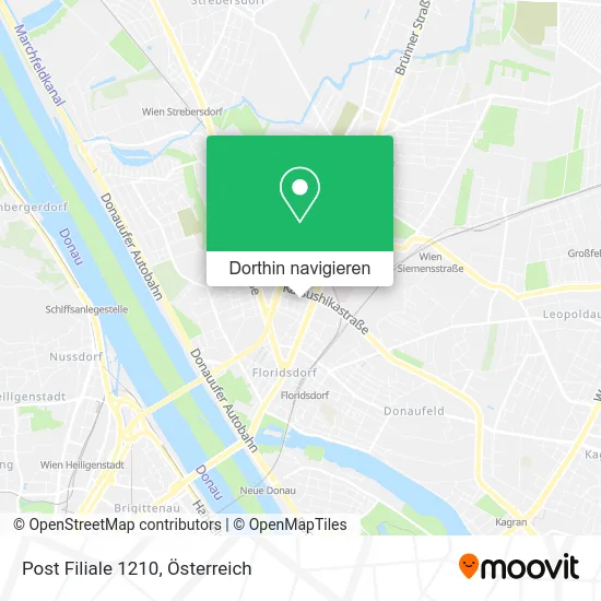 Post Filiale 1210 Karte