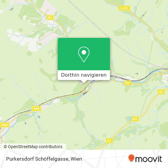 Purkersdorf Schöffelgasse Karte