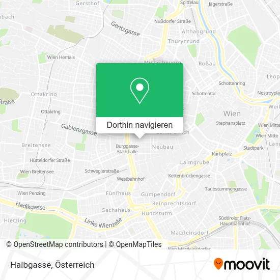 Halbgasse Karte