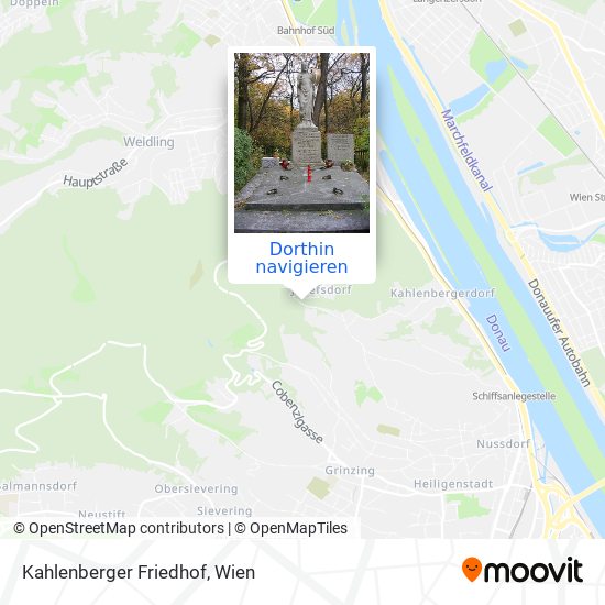 Kahlenberger Friedhof Karte