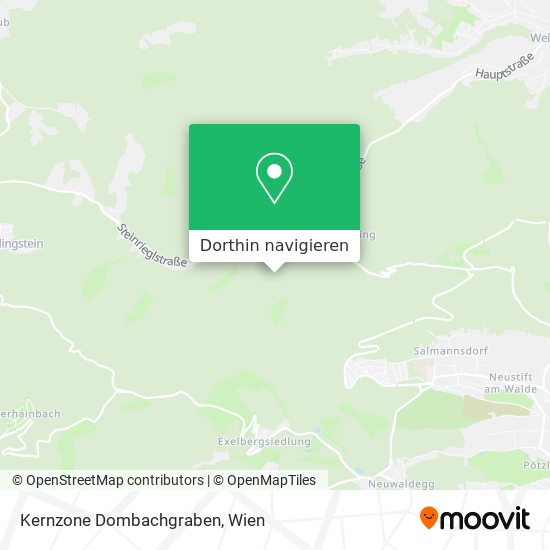 Kernzone Dombachgraben Karte