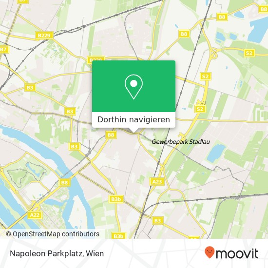 Napoleon Parkplatz Karte