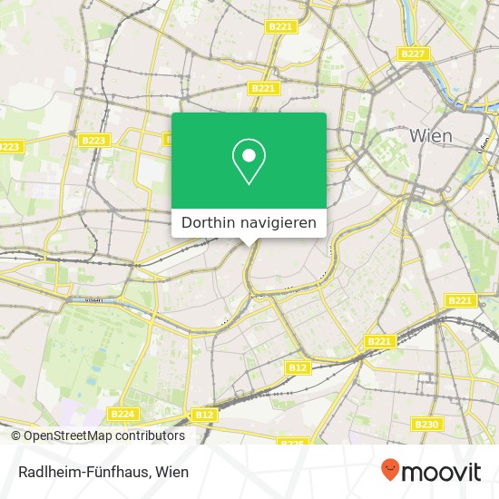 Radlheim-Fünfhaus Karte