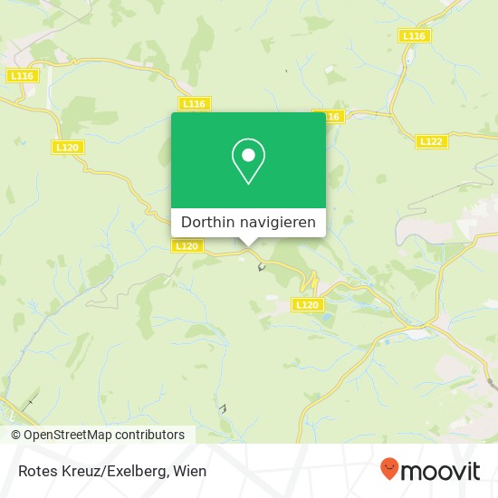 Rotes Kreuz/Exelberg Karte