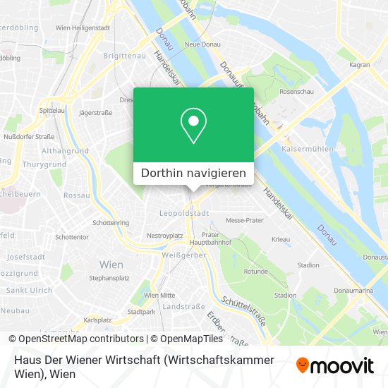 Haus Der Wiener Wirtschaft (Wirtschaftskammer Wien) Karte