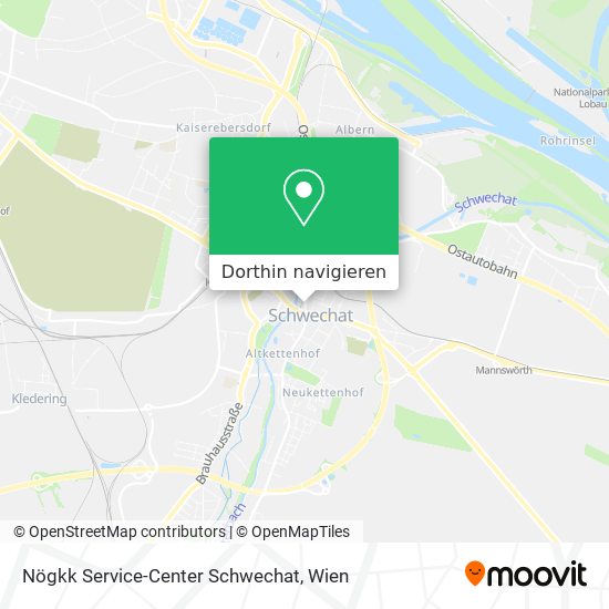 Nögkk Service-Center Schwechat Karte
