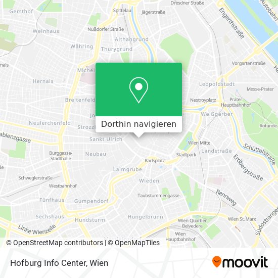 Hofburg Info Center Karte