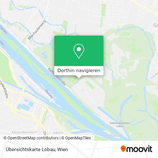 Übersichtskarte Lobau Karte