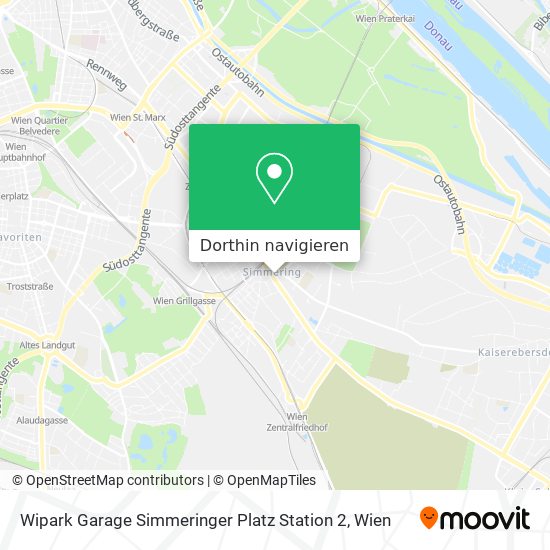 Wipark Garage Simmeringer Platz Station 2 Karte