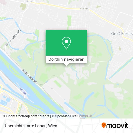 Übersichtskarte Lobau Karte