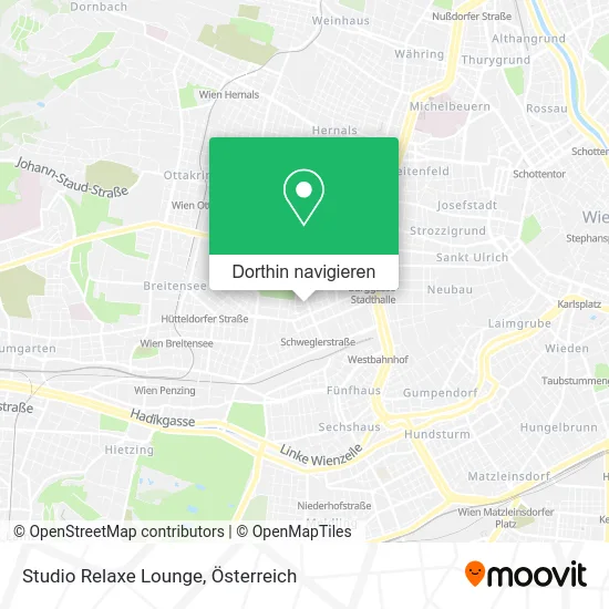 Studio Relaxe Lounge Karte