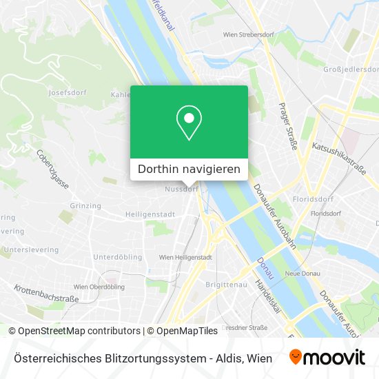 Österreichisches Blitzortungssystem - Aldis Karte