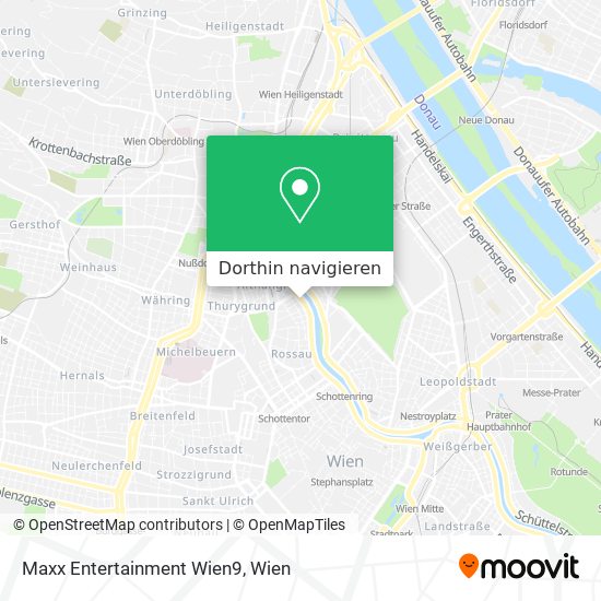 Maxx Entertainment Wien9 Karte