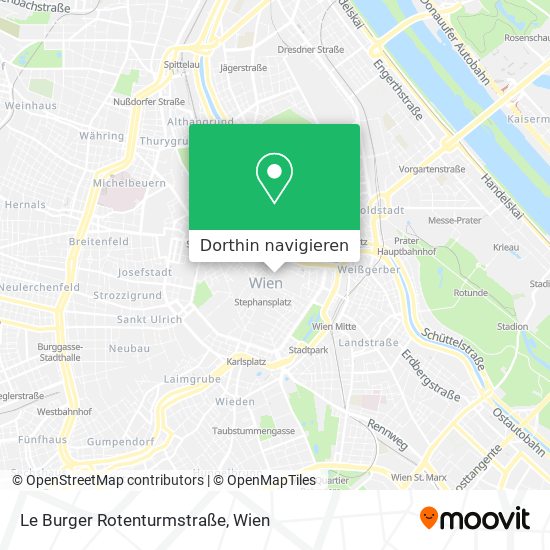 Le Burger Rotenturmstraße Karte