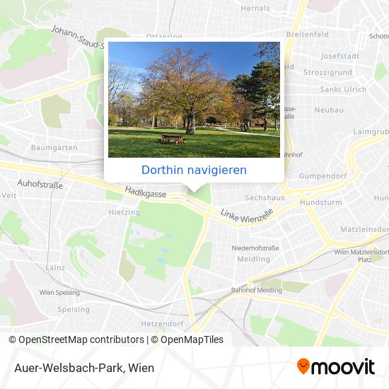Auer-Welsbach-Park Karte