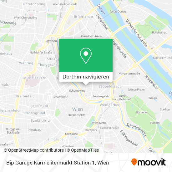 Bip Garage Karmelitermarkt Station 1 Karte